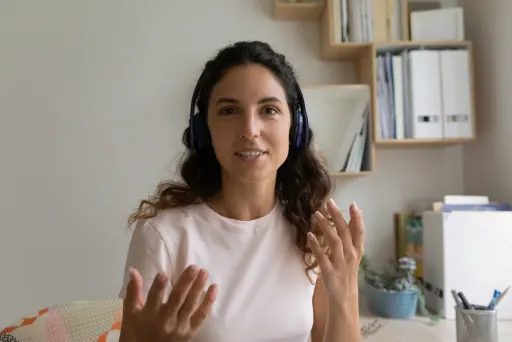 Videollamada de una sesión de terapia online